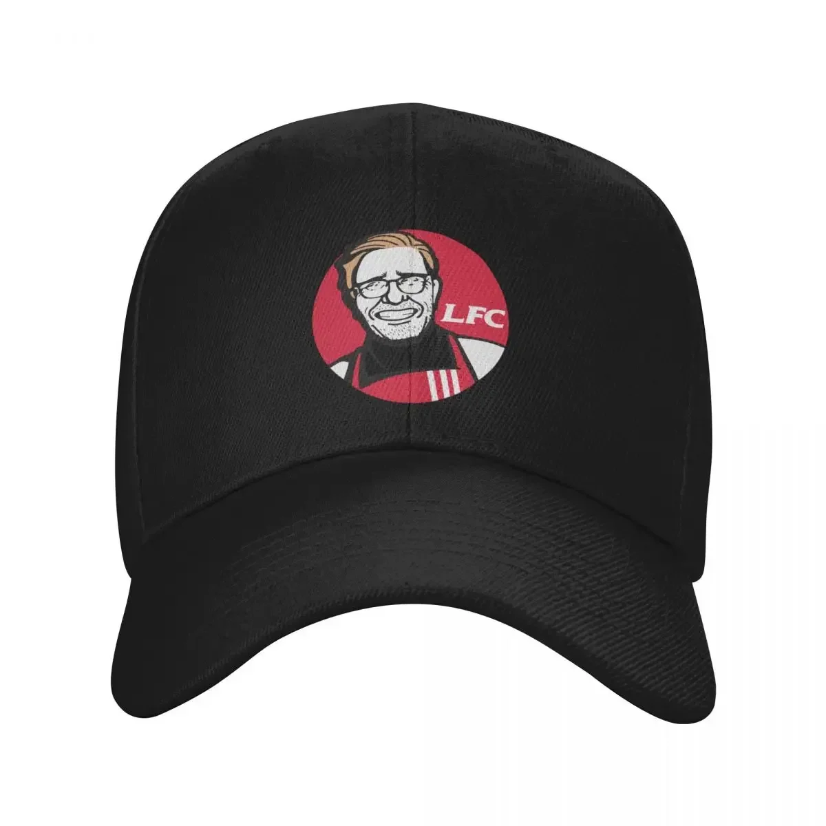 Streetwear Brand Red Logo - 赤いクロップのロゴが入った野球帽。高級ブランド。レイブパーティーに最適。ストリートファッションに合う、男女兼用。