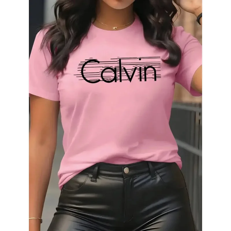 Streetwear Brand Tees - カルバン レディース Tシャツ レジャー ファッション 半袖