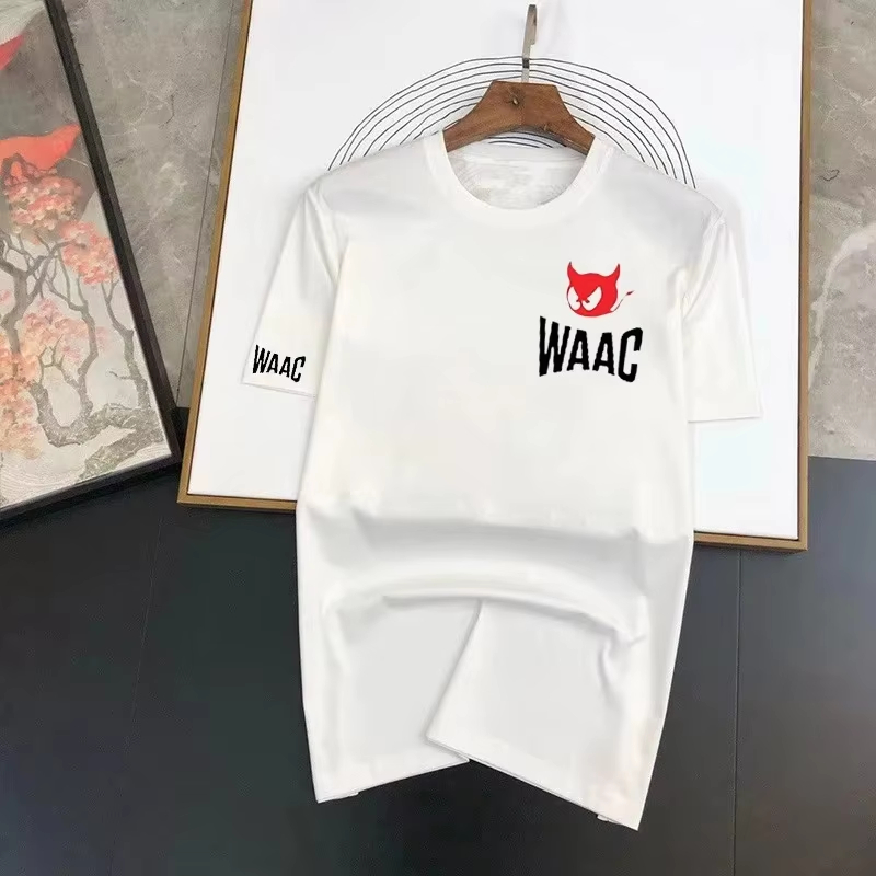 Streetwear Brand Red Logo - クラシックロゴレッドデビルハイエンドトレンディゴルフアウトドアブランド Tシャツコットングラフィック Tシャツ男性女性夏ストリートウェア