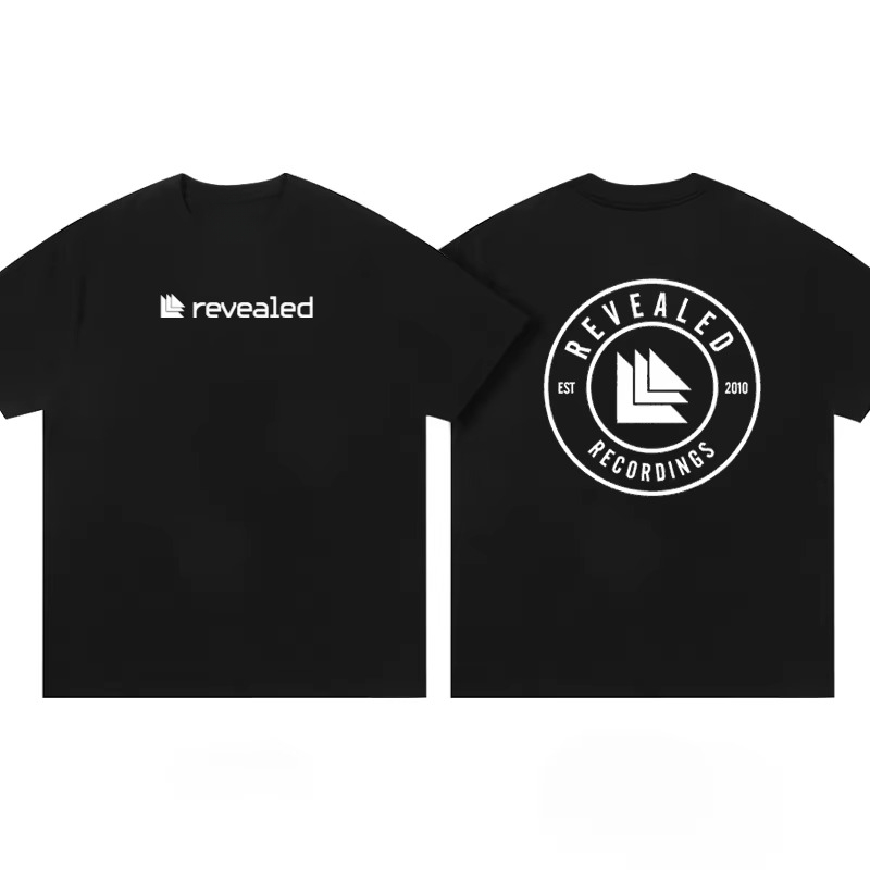 Streetwear Brand Vintage - ミニマルレターロゴ＆ヴィンテージDJハードウェルが発表したエレクトロニックミュージックブランドグラフィックTシャツ コットン メンズ レディース Tシャツ Y2K
