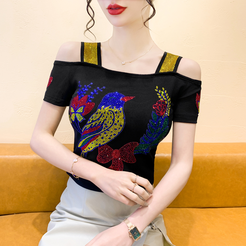 ストリートヨーロッパ服女性のブランド Tシャツ光沢のあるホッ - Streetwear Brand Tees のレビューと価格