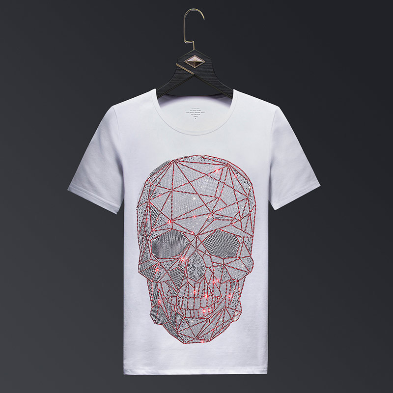 プラスサイズ 2025 ファッションスカルラインストーン T - Streetwear Brand Clothing のレビューと価格