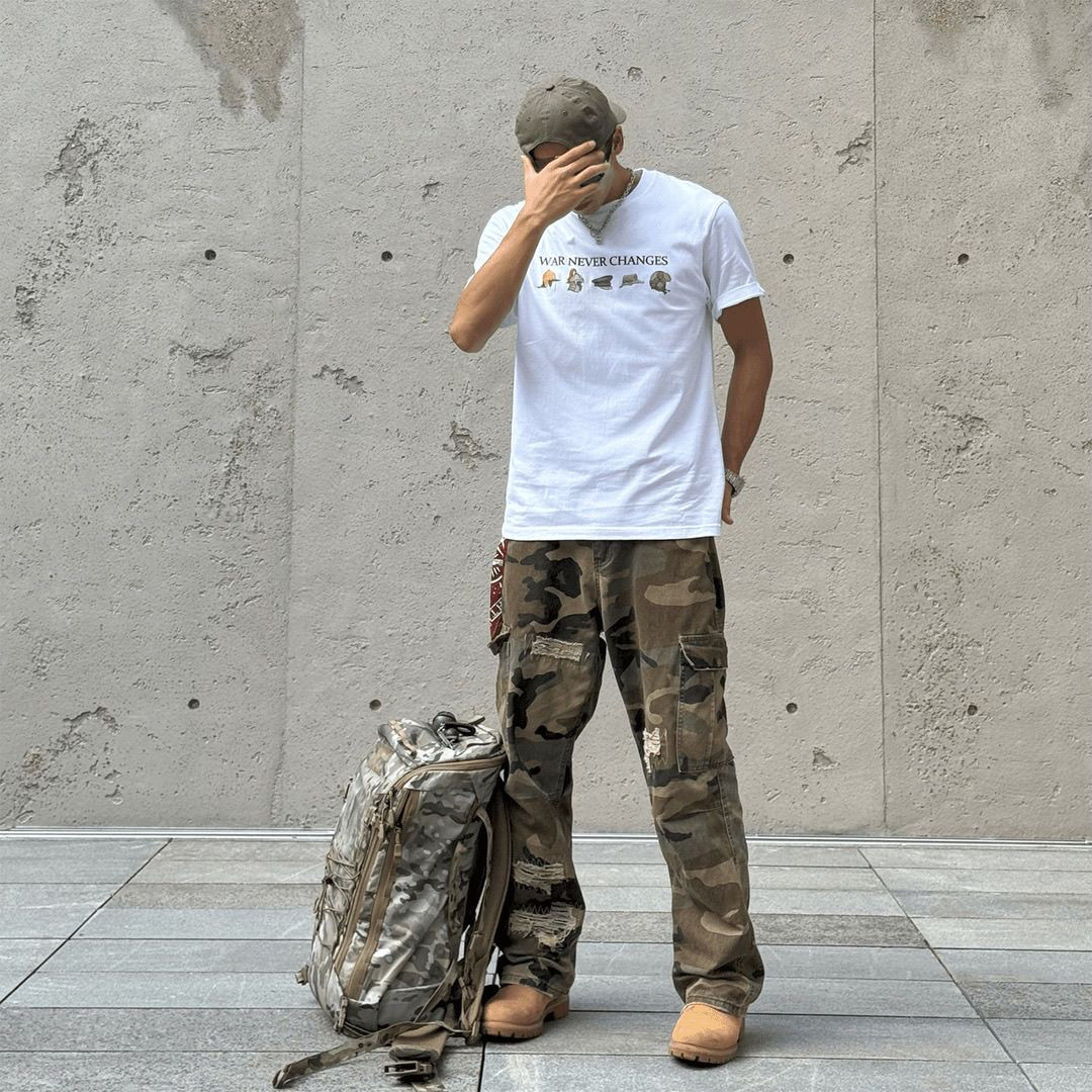 ヘルメット進化の歴史アメリカントレンドブランド半袖Tシャツ夏 - Streetwear Brand Tees のレビューと価格
