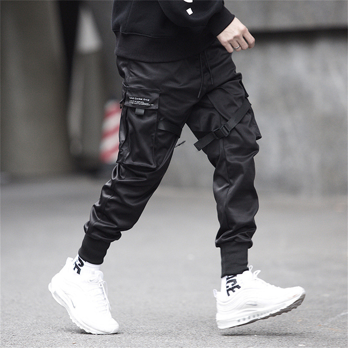 メンズヒップホップカーゴパンツ,ゆったりとしたトラックスーツ - Streetwear Brand Clothing のレビューと価格