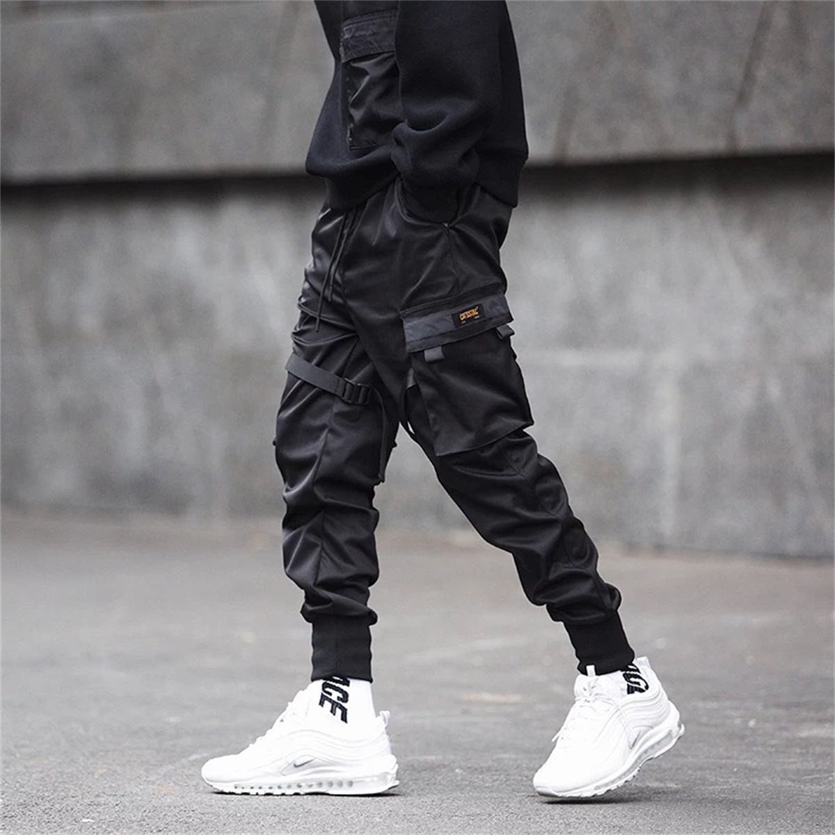 メンズヒップホップカーゴパンツ,ゆったりとしたトラックスーツ - Streetwear Brand Clothing のレビューと価格