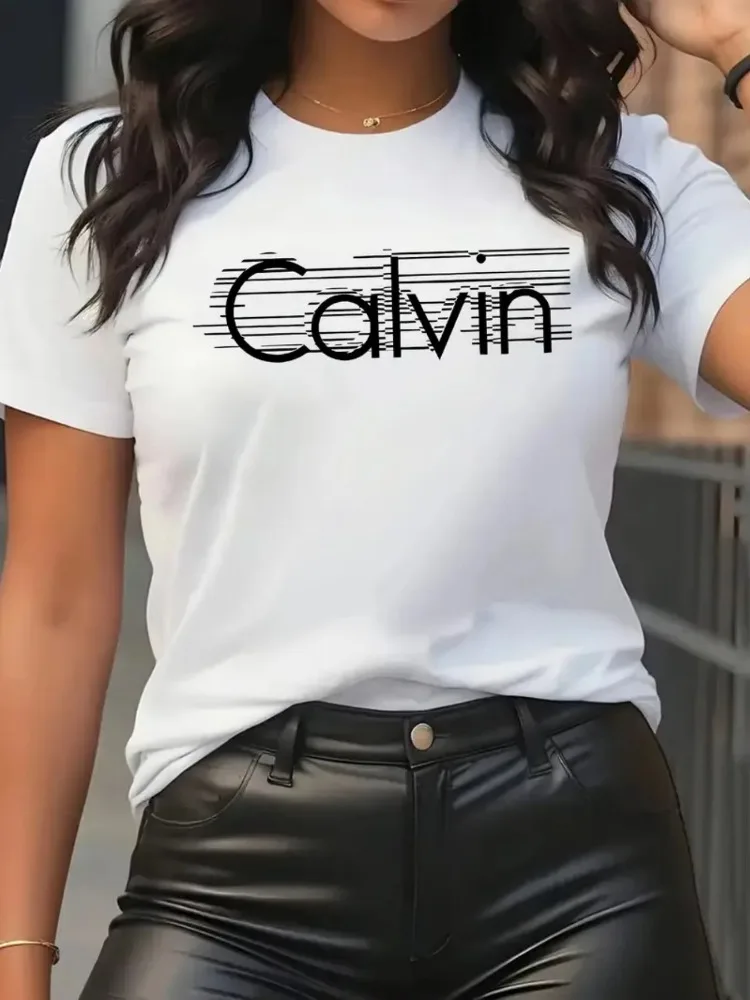 カルバン レディース Tシャツ レジャー ファッション 半袖 - Streetwear Brand Tees のレビューと価格